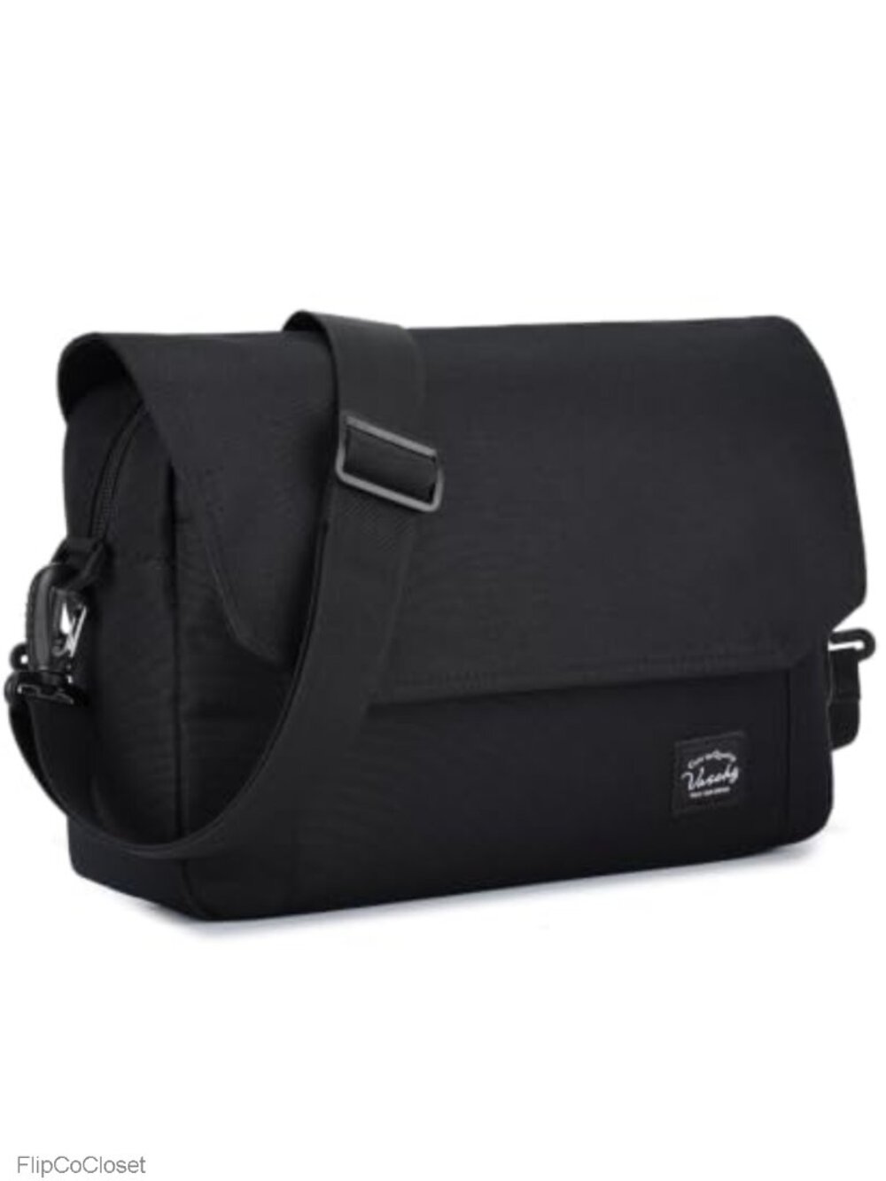 RFID Crossbody Messenger Bag Water-Resistant Polyester Travel Work